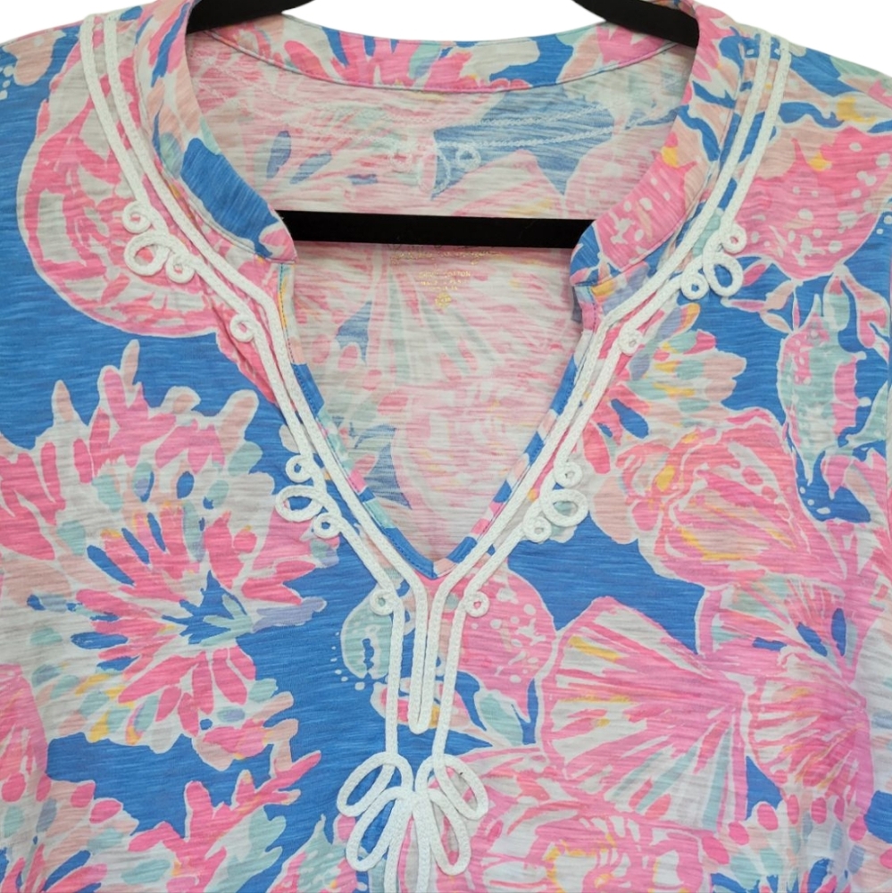 LILLY PULITZER KAIA COTTON TUNIC - Picture 7 of 8